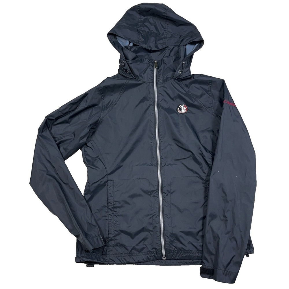 Florida State Seminoles Jacket Women Rain Coat Windbreaker Columbia Ladies Holes